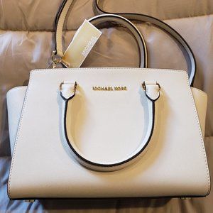 NWT Michael Kors Leather Satchel